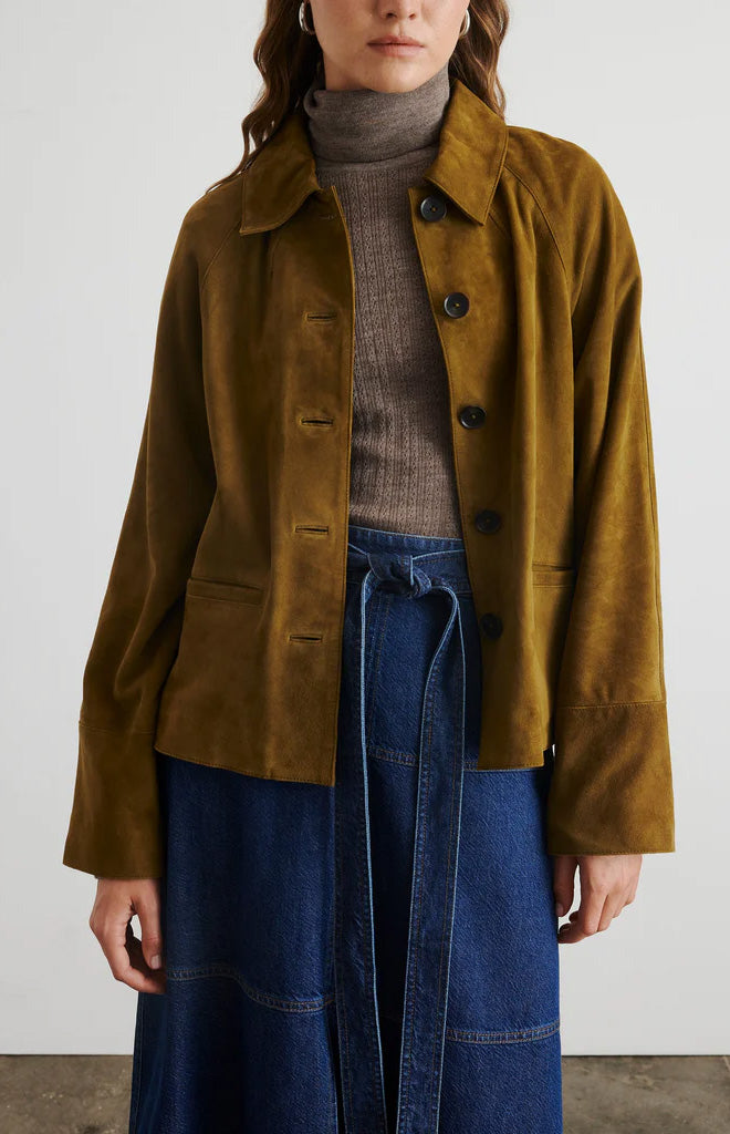 Gidget Jacket in Olive