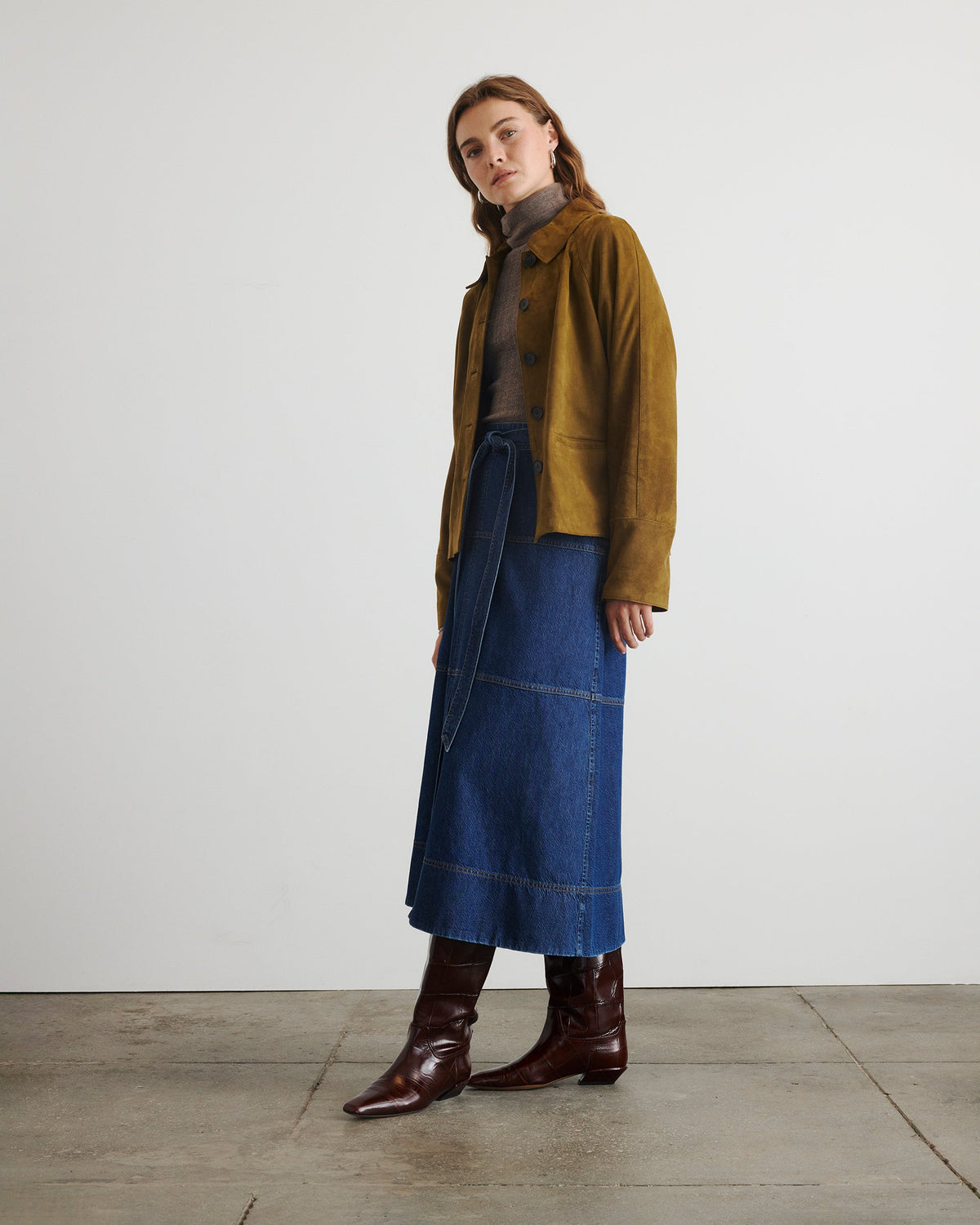Gidget Jacket in Olive