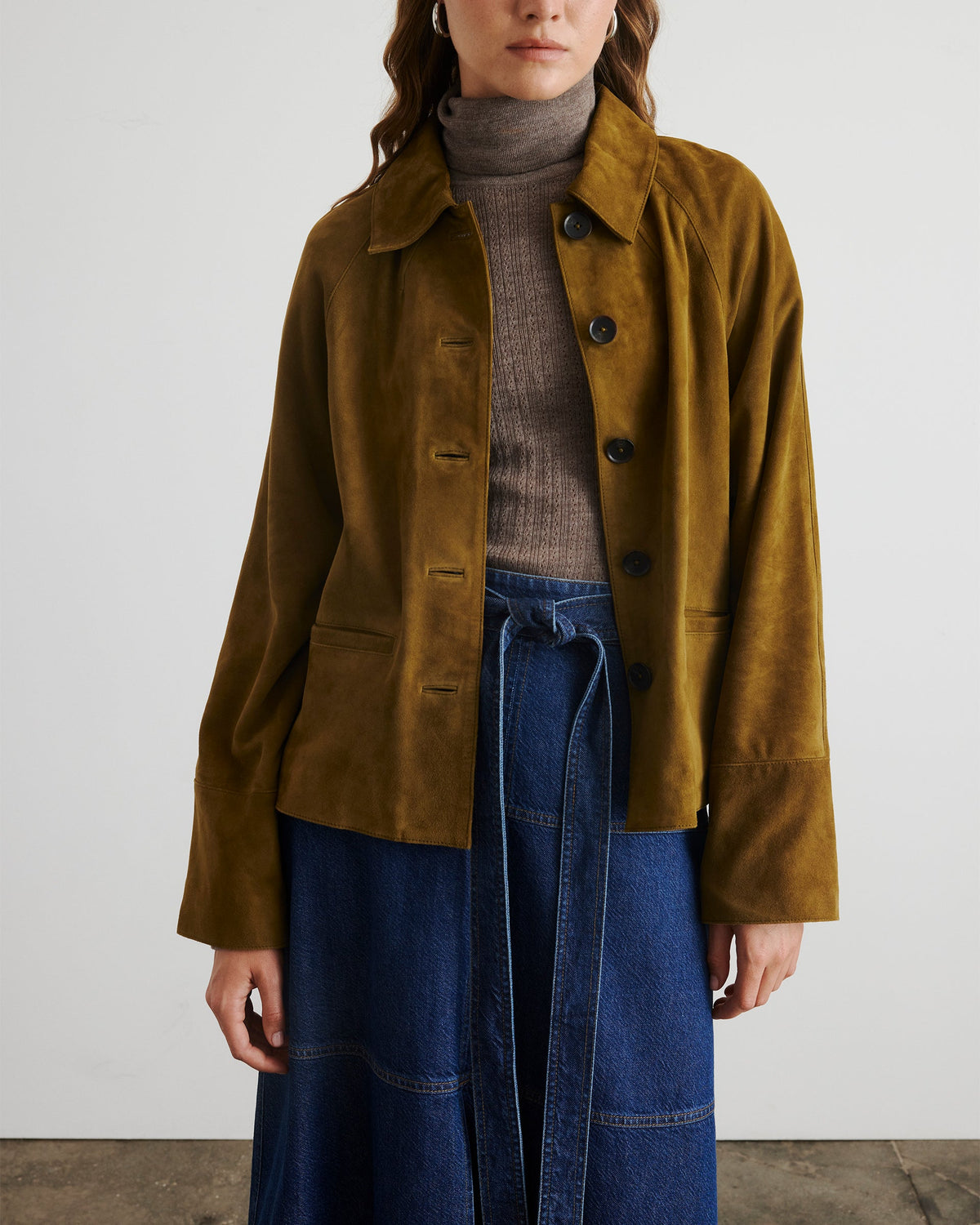 Gidget Jacket in Olive