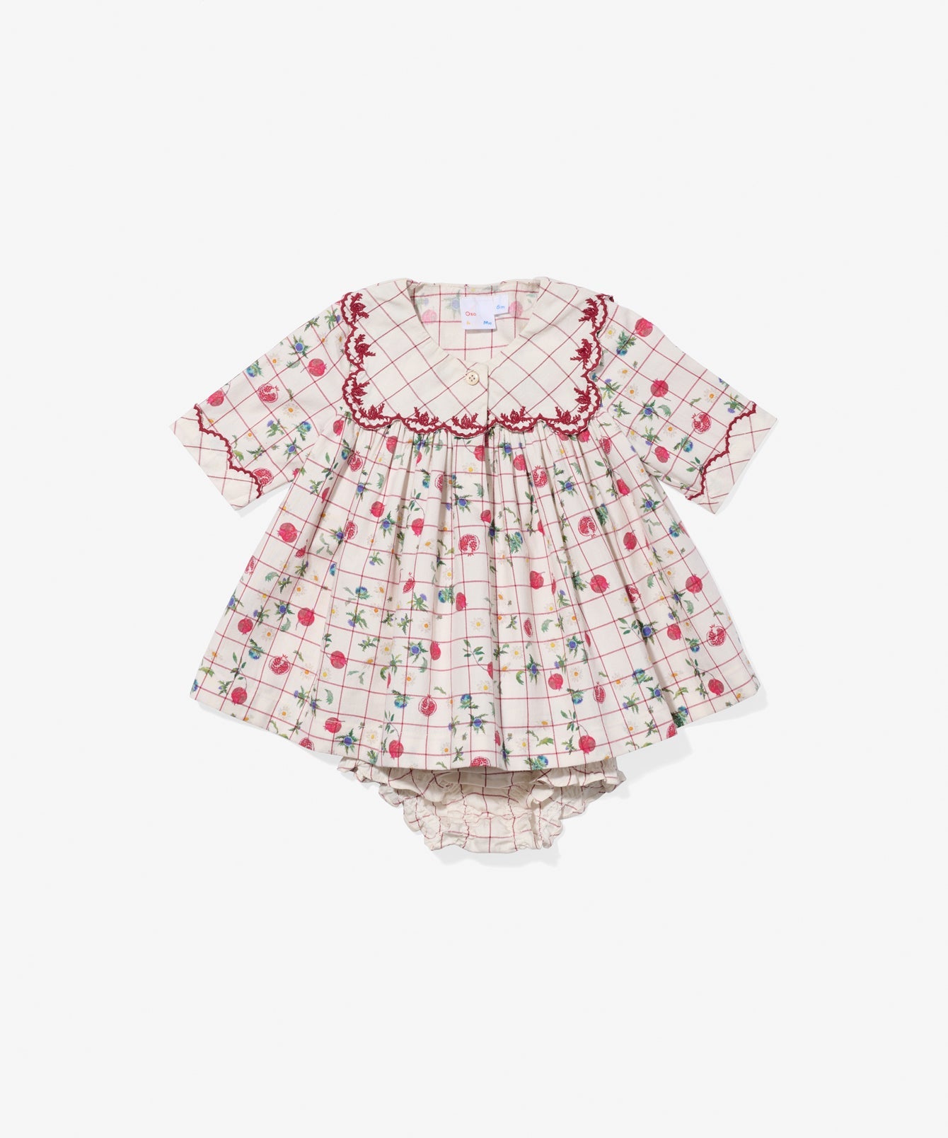 Gigi Baby Dress in Pomegranate Parade