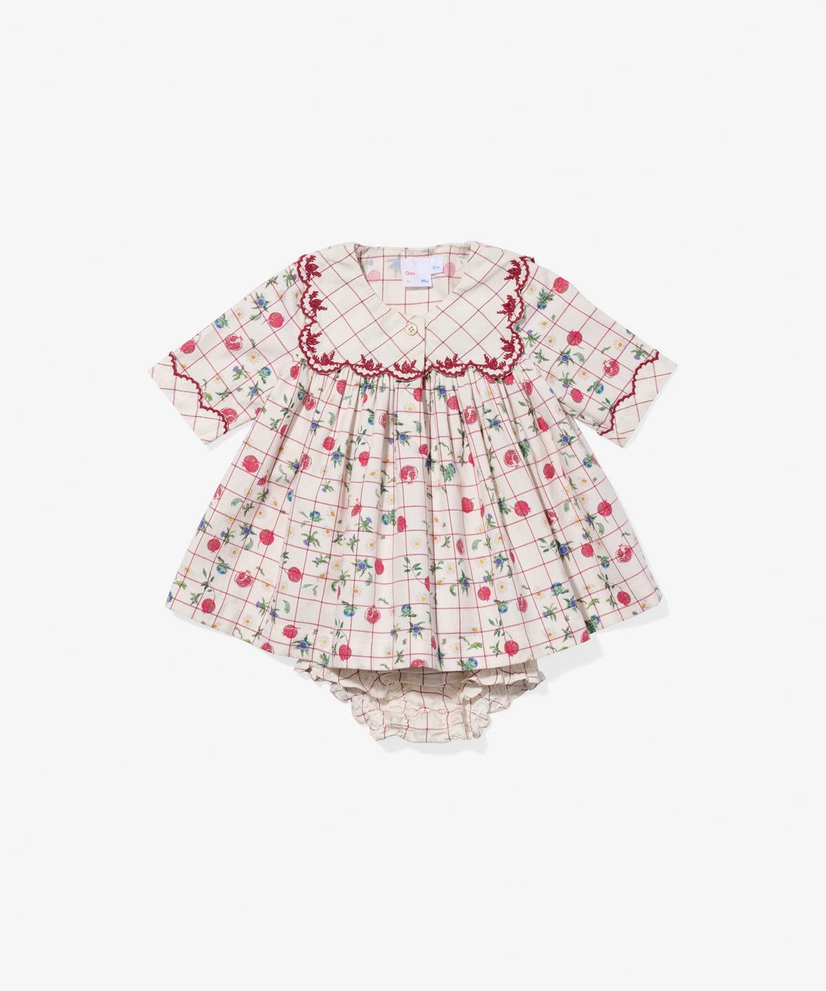 Gigi Baby Dress in Pomegranate Parade