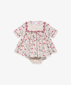 Gigi Baby Dress in Pomegranate Parade