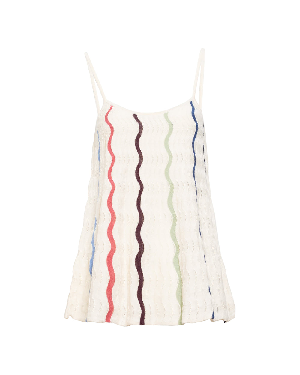 Gigi Knit Tank in Cream Multi