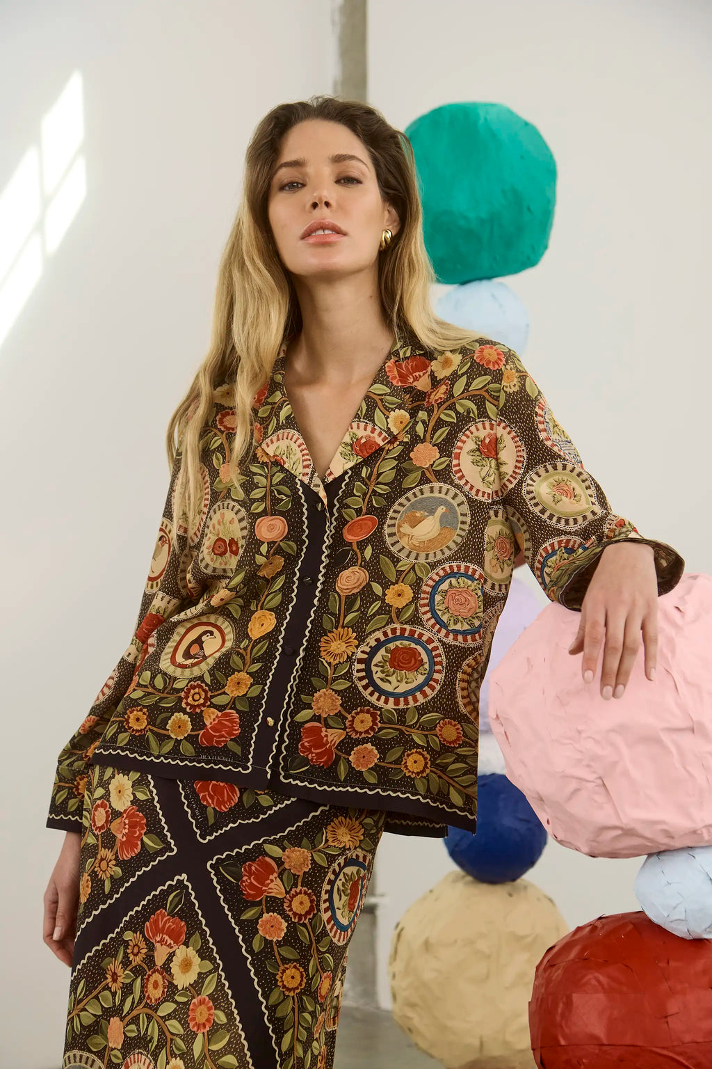Gina Top in Found Heirloom