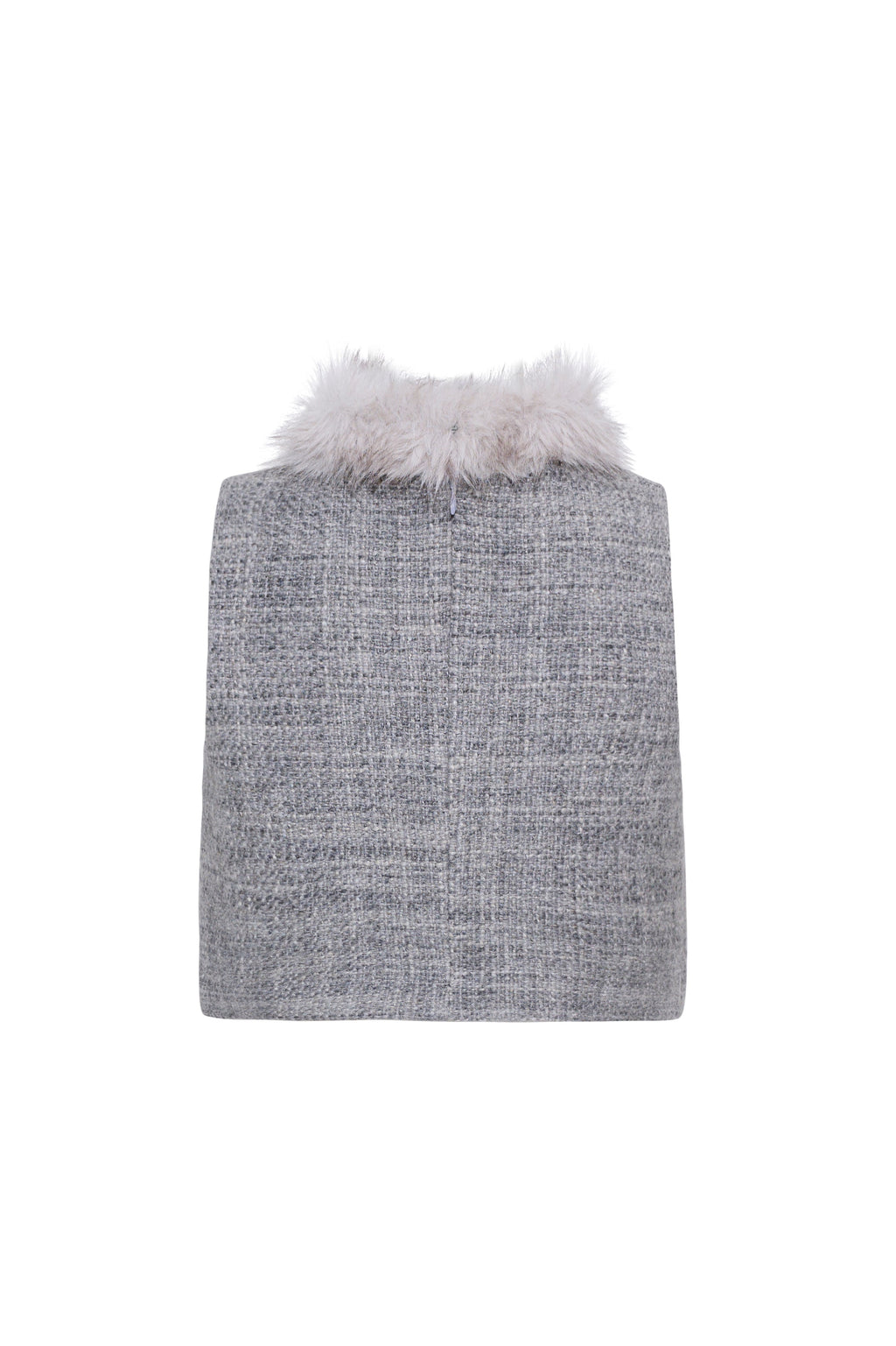 Gina Top in Elio Tweed Grey