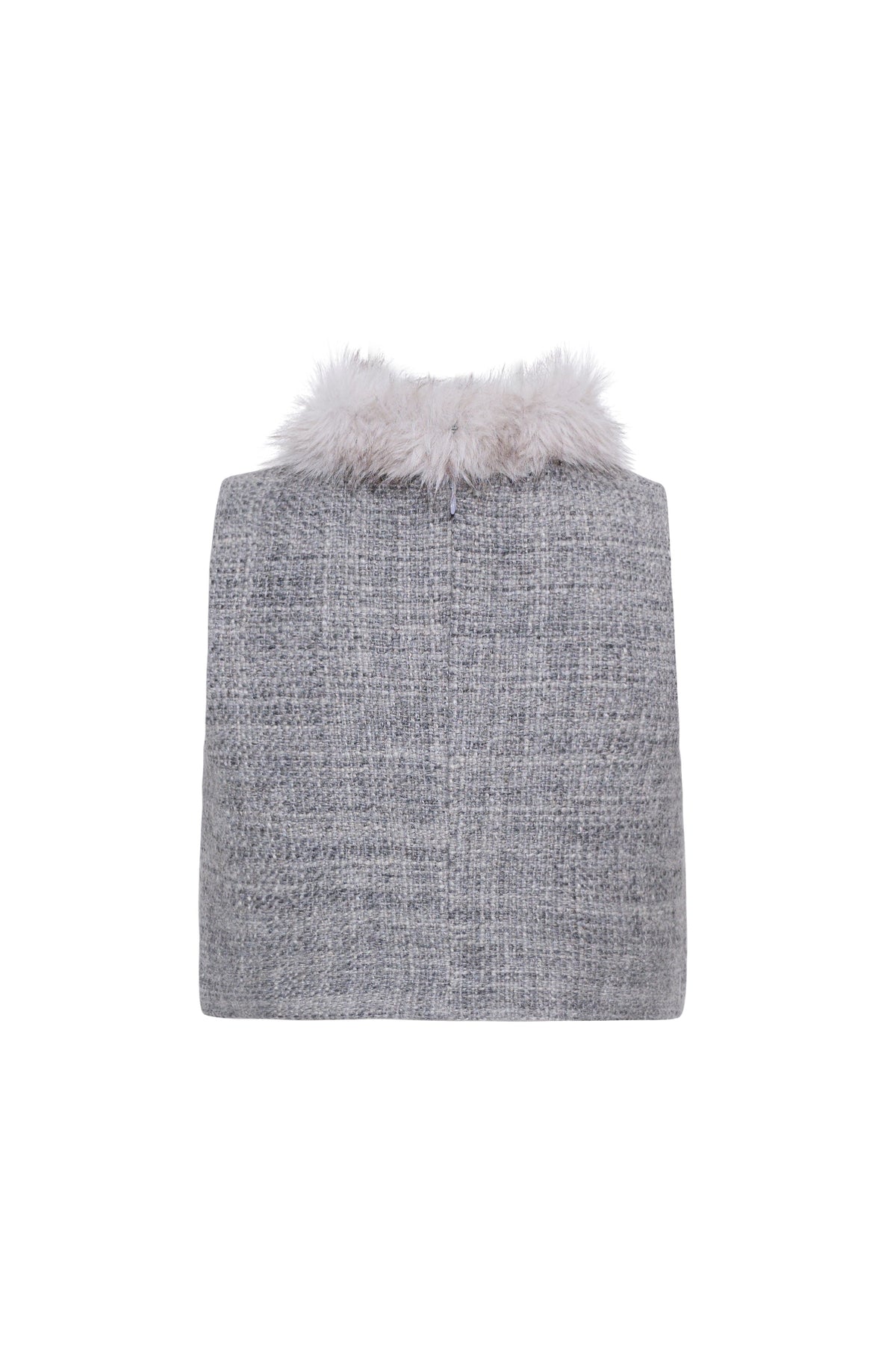 Gina Top in Elio Tweed Grey