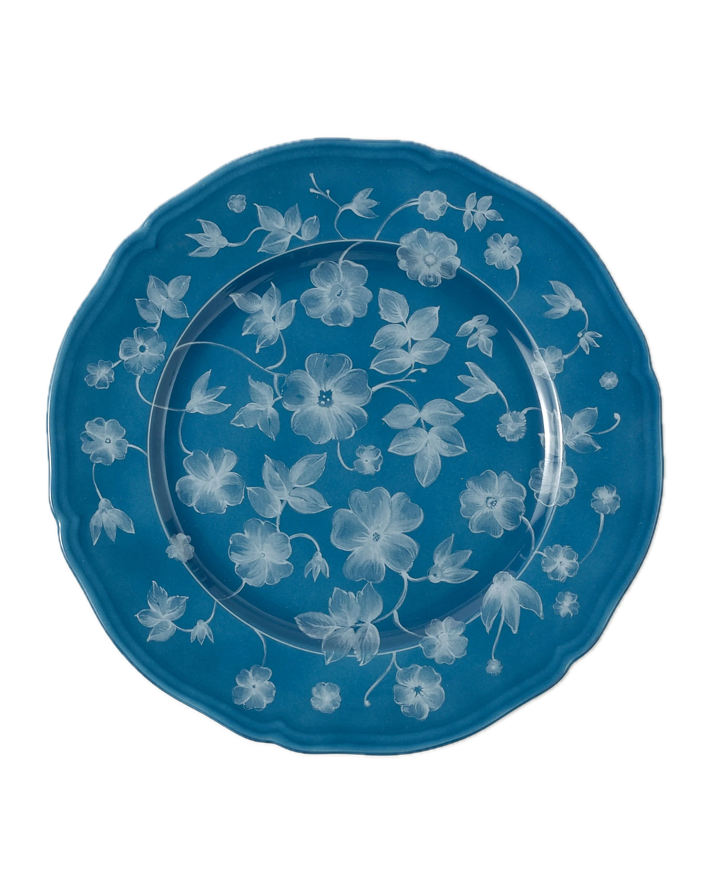 Floral Charger Petrol by Ginori 1735