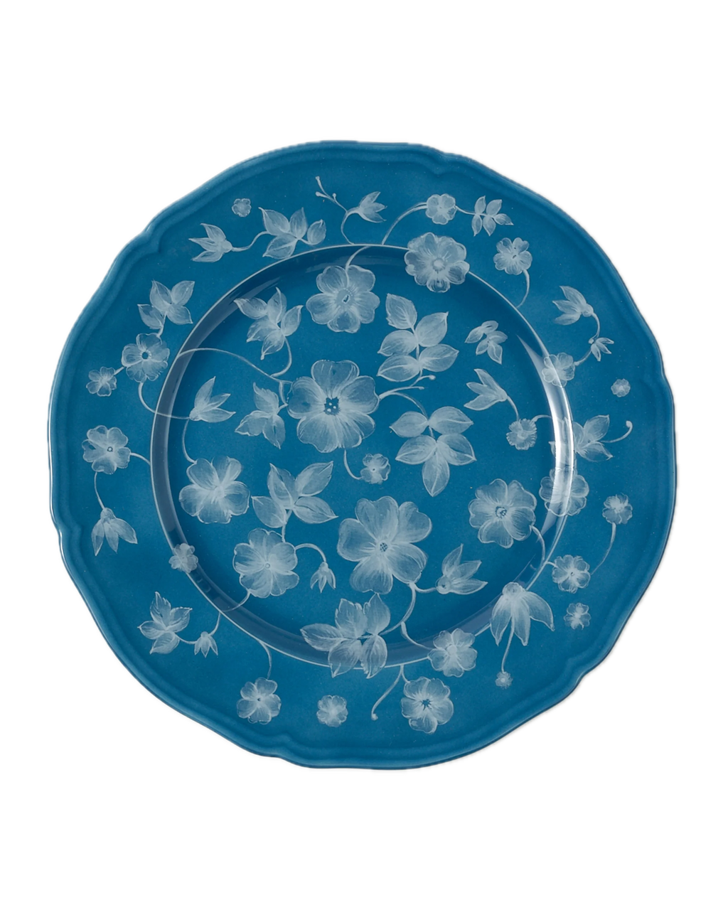 Floral Charger Petrol by Ginori 1735