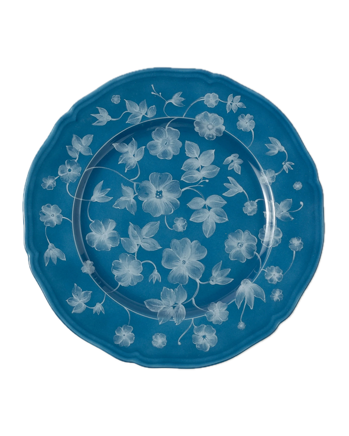 Floral Charger Petrol by Ginori 1735