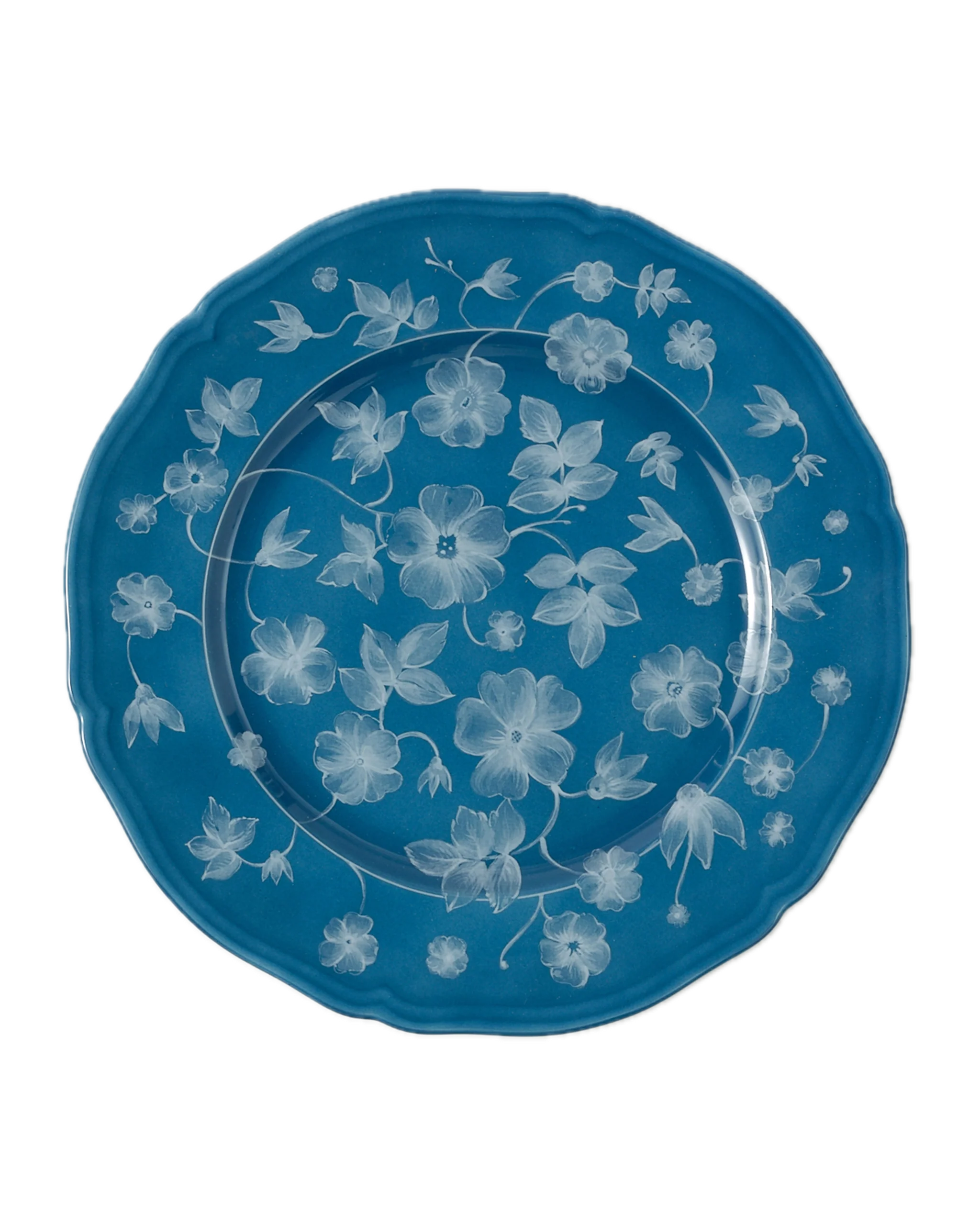 Floral Charger Petrol by Ginori 1735