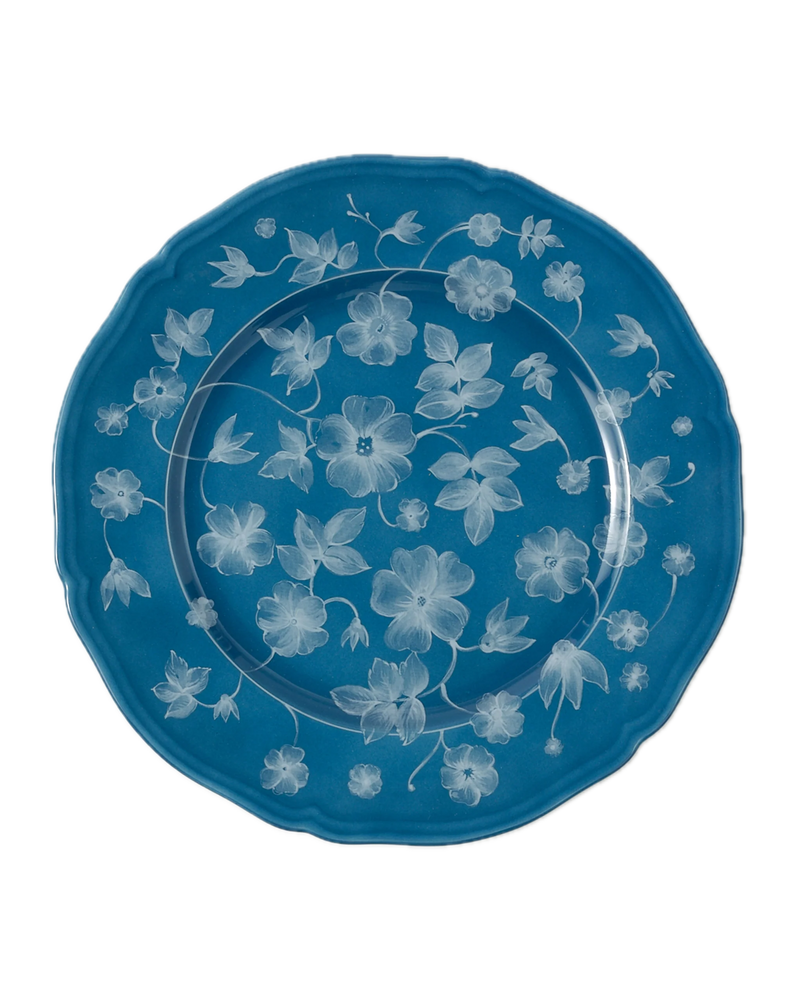 Floral Charger Petrol by Ginori 1735