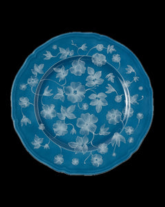 Floral Charger Petrol by Ginori 1735