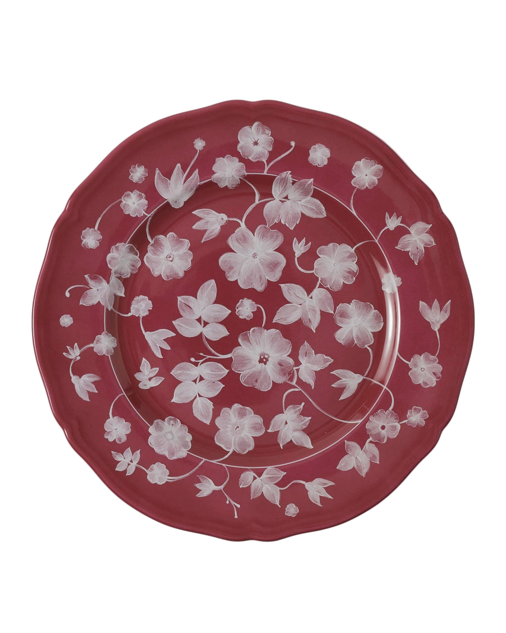 Floral Charger Magenta by Ginori 1735