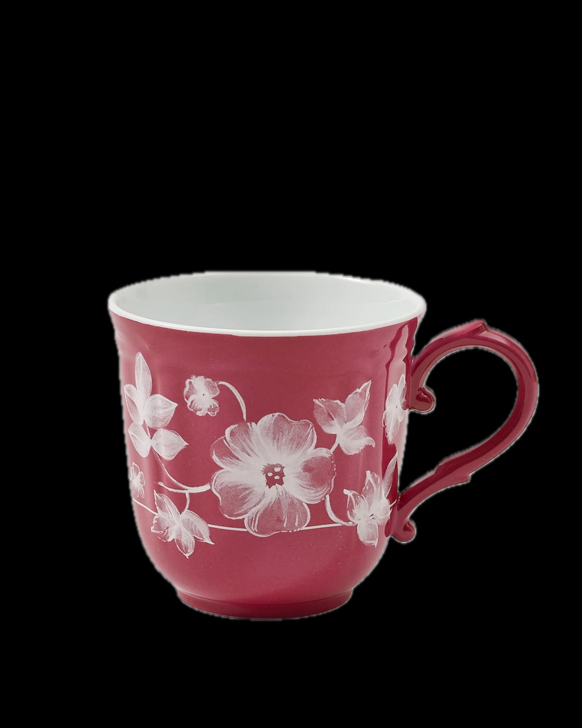 Floral Mug Magenta by Ginori 1735