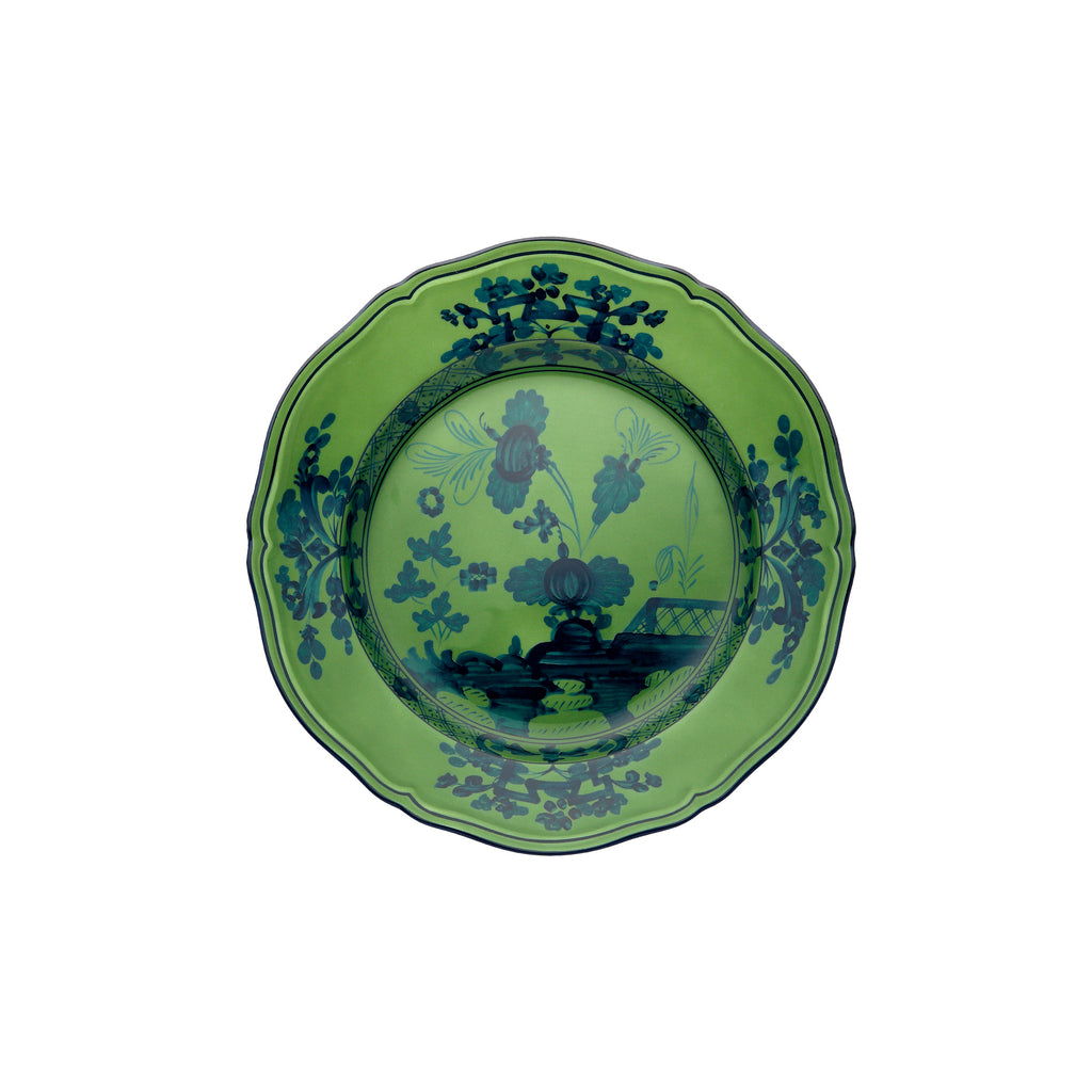 Oriente Italiano Bread Plate in Malachite