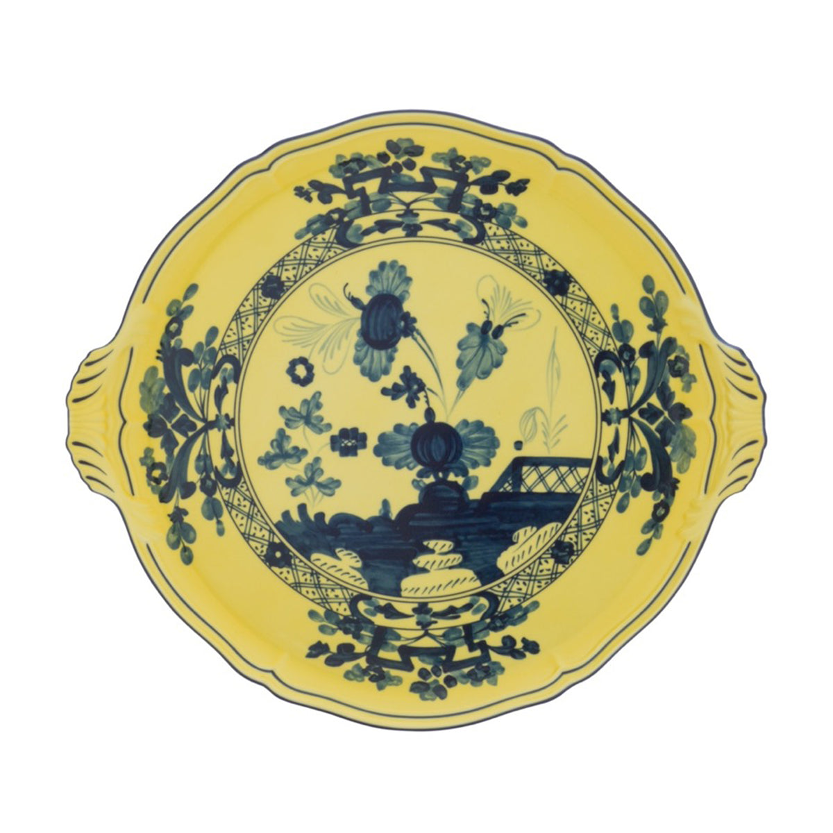 Oriente Italiano Round Cake Plate in Citrino