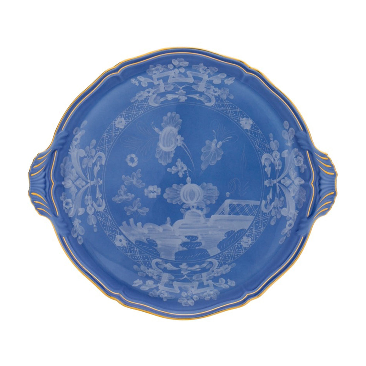 Oriente Italiano Round Cake Plate in Pervinca