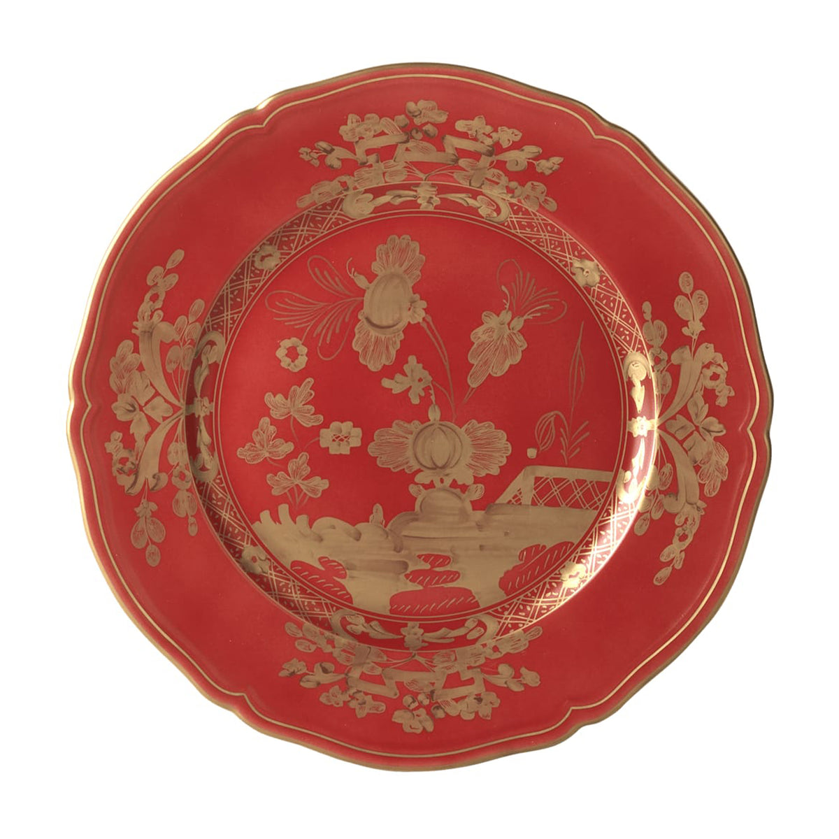 Oriente Italiano Charger Plate in Rubrum