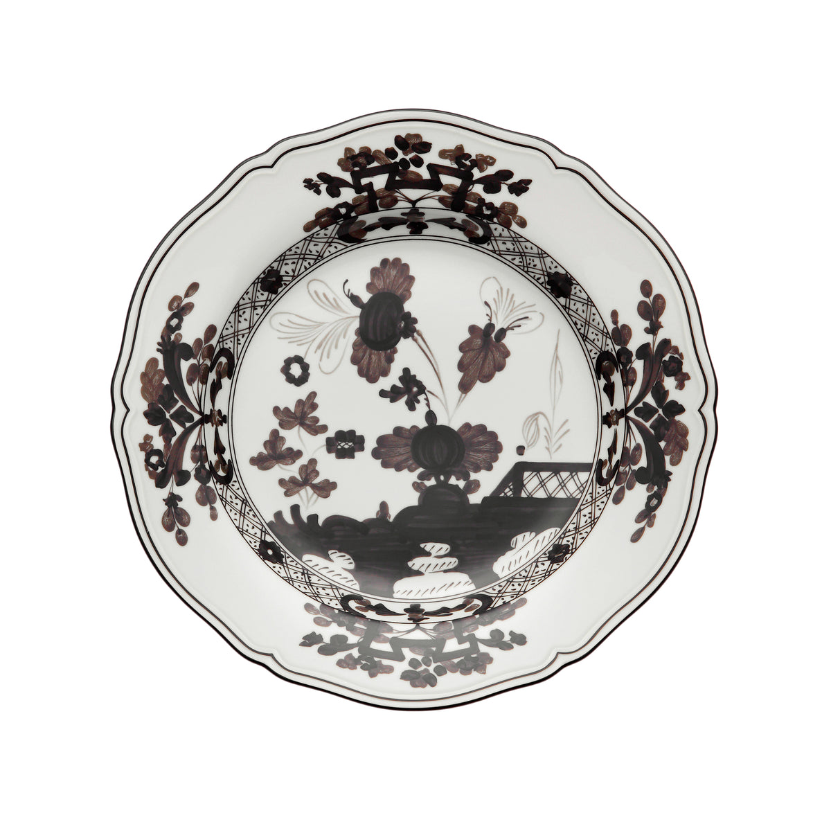 Oriente Italiano Soup Plate in Albus