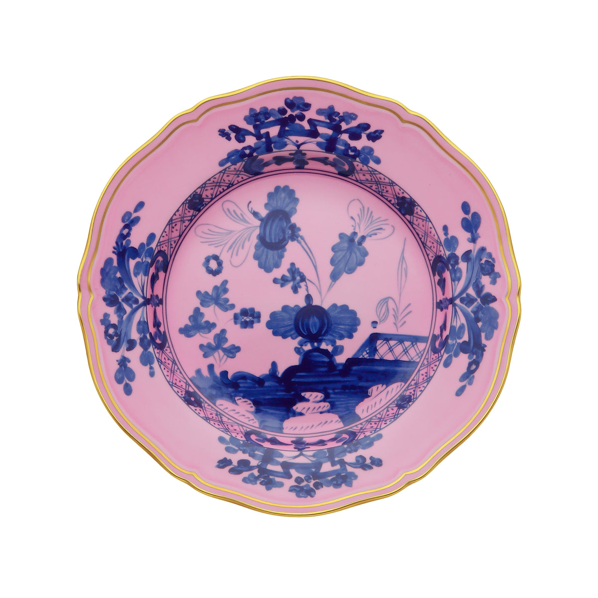 Oriente Italiano Soup Plate in Azalea