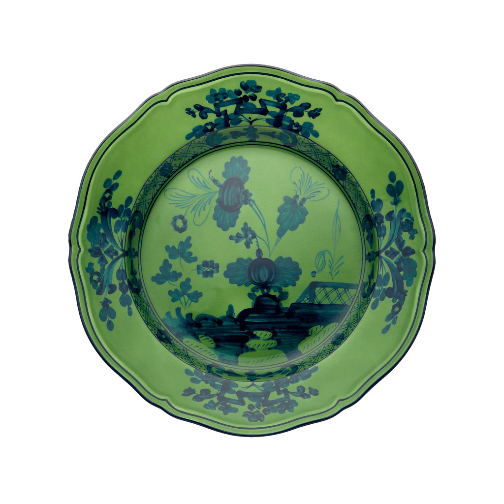 Oriente Italiano Soup Plate in Malachite