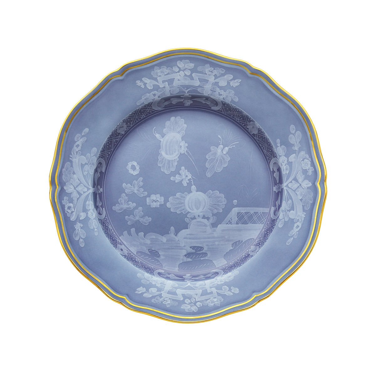 Oriente Italiano Soup Plate in Pervinca