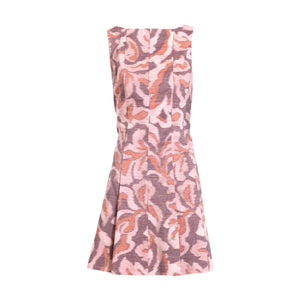 Glenda Dress in Mahogany & Sugarcane Multi