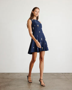 Glenda Dress in Midnight
