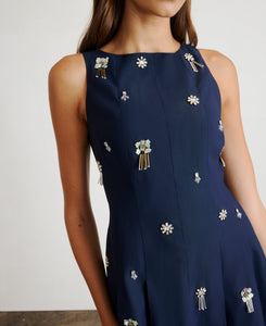 Glenda Dress in Midnight