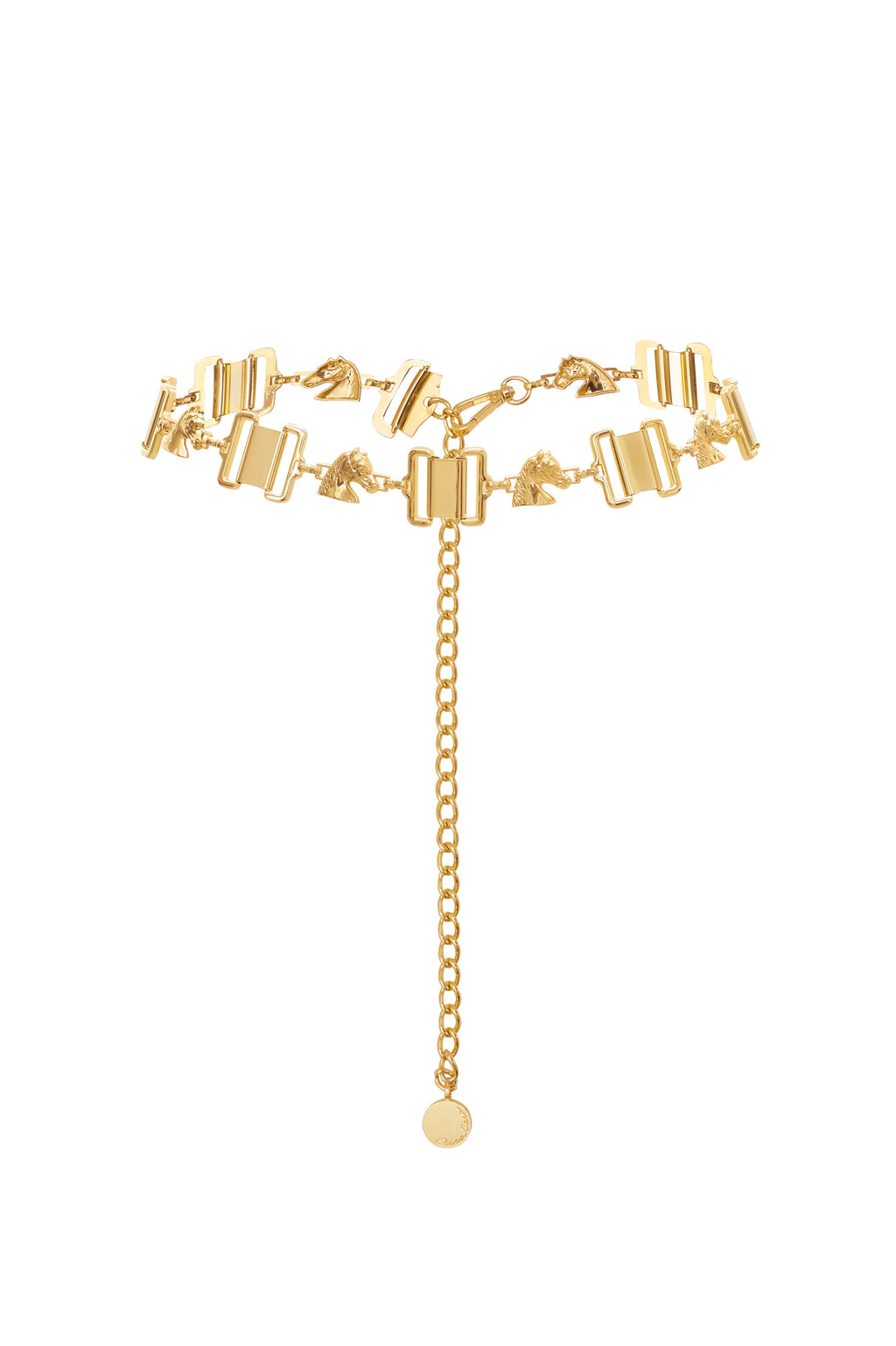 Horsehead Belt in Gold