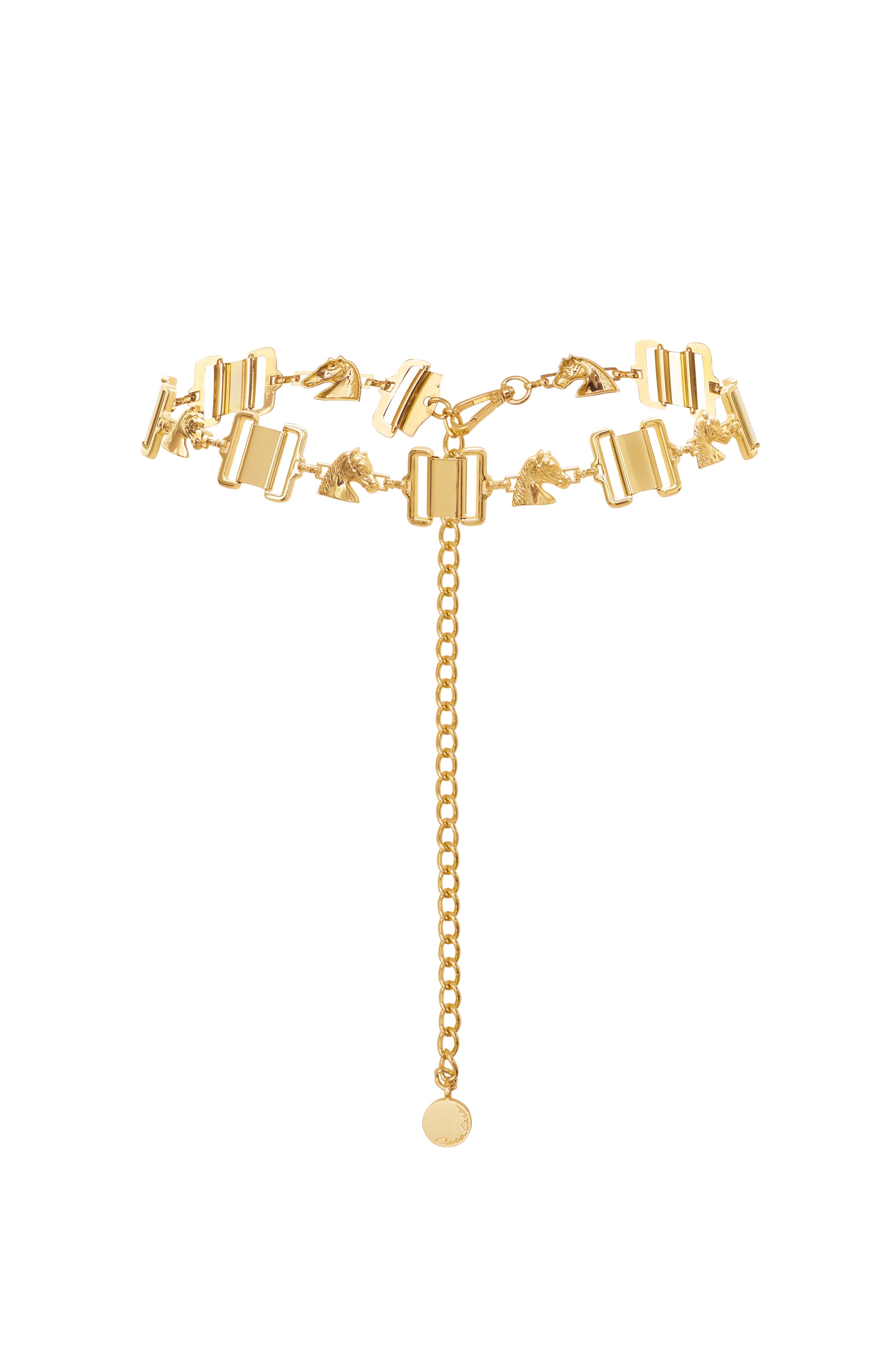 Horsehead Belt in Gold