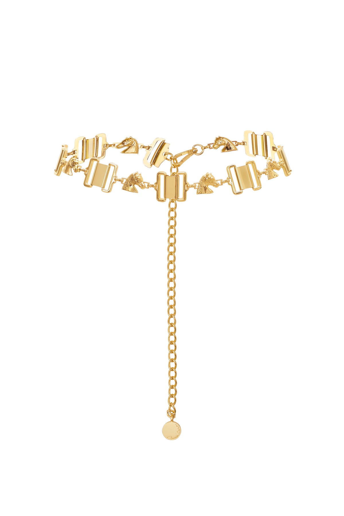 Horsehead Belt in Gold