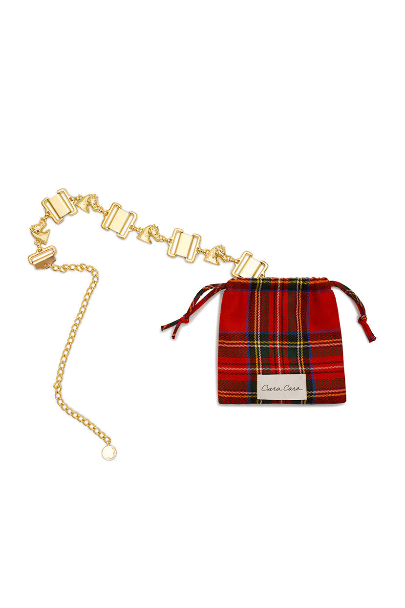 Horsehead Belt in Gold