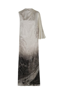 Gonzalez Silk Jacquard Maxi Dress in Paisajes Selva