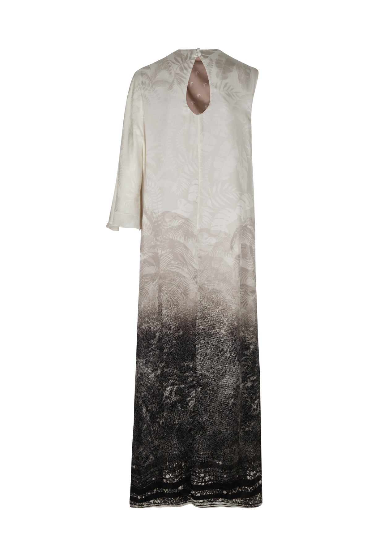 Gonzalez Silk Jacquard Maxi Dress in Paisajes Selva