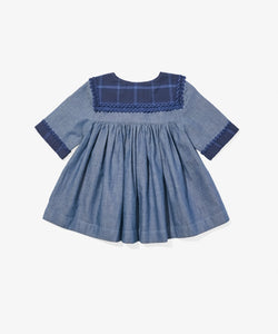 Grace Baby Dress in Denim