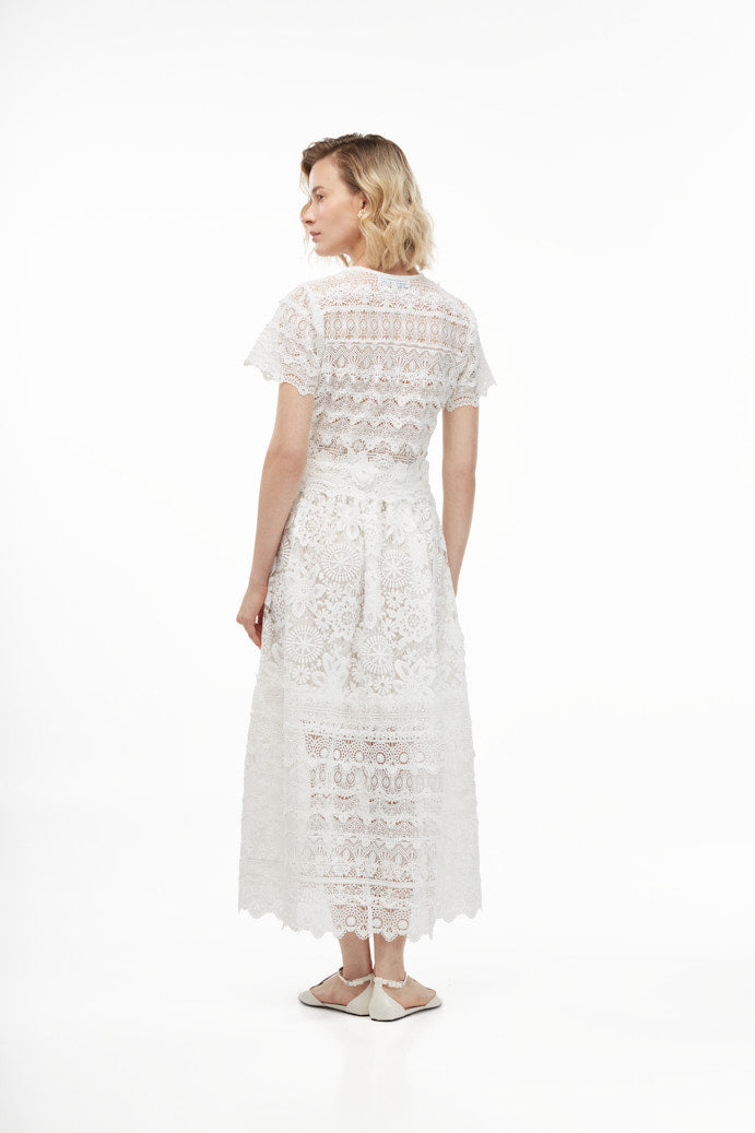 Grace Maxi Dress in White