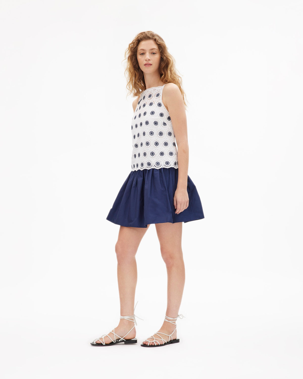 Grace Dress in Optic White
