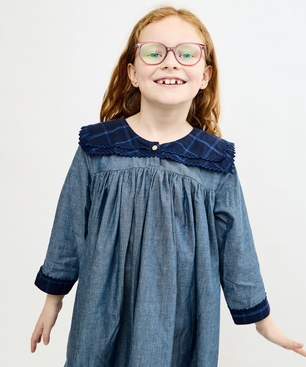 Grace Dress in Denim