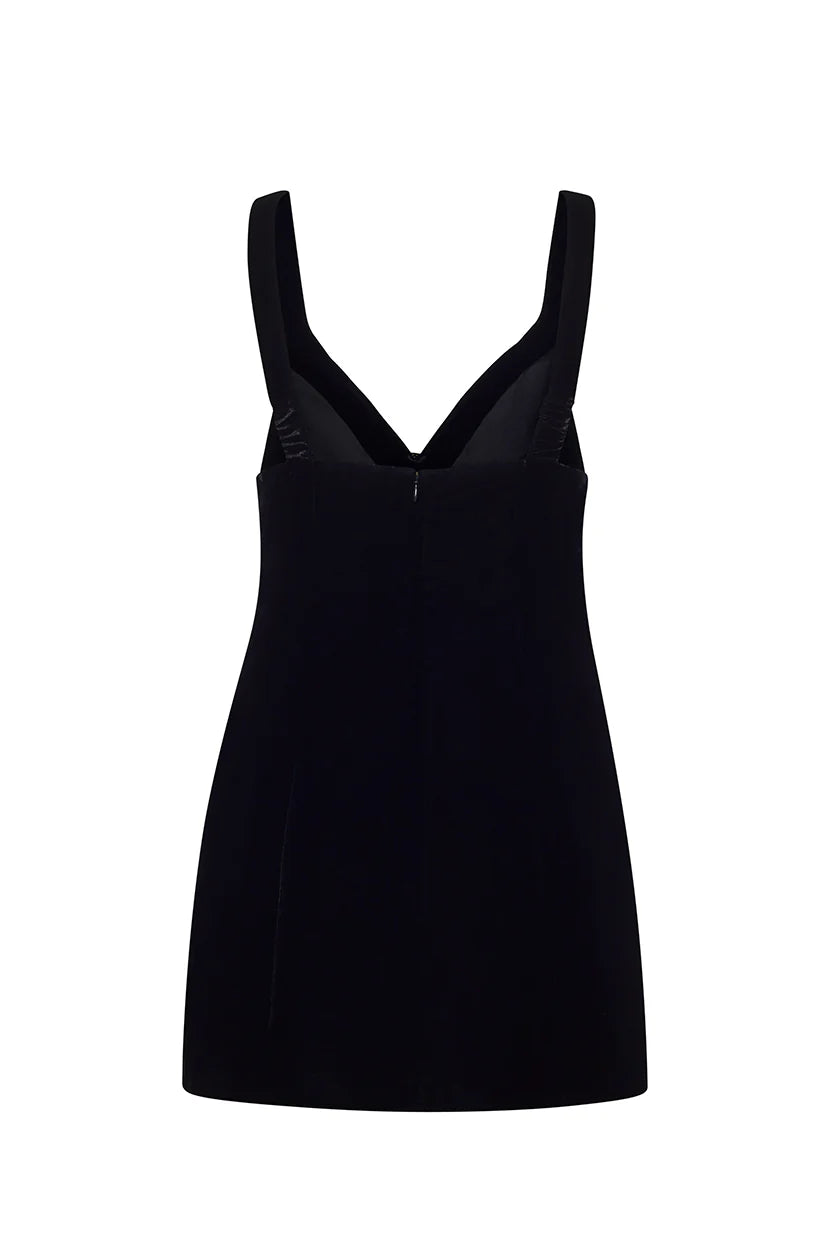 Gracie Mini in Black Lux Velvet