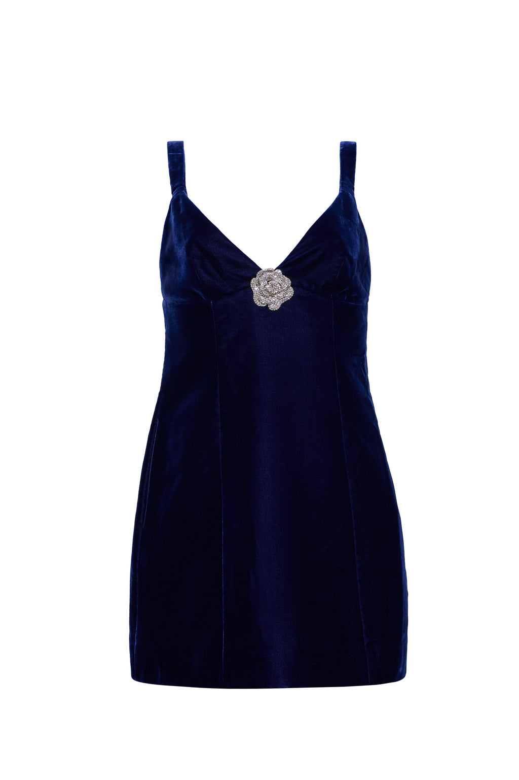 Gracie Dress in Sapphire Lux Velvet
