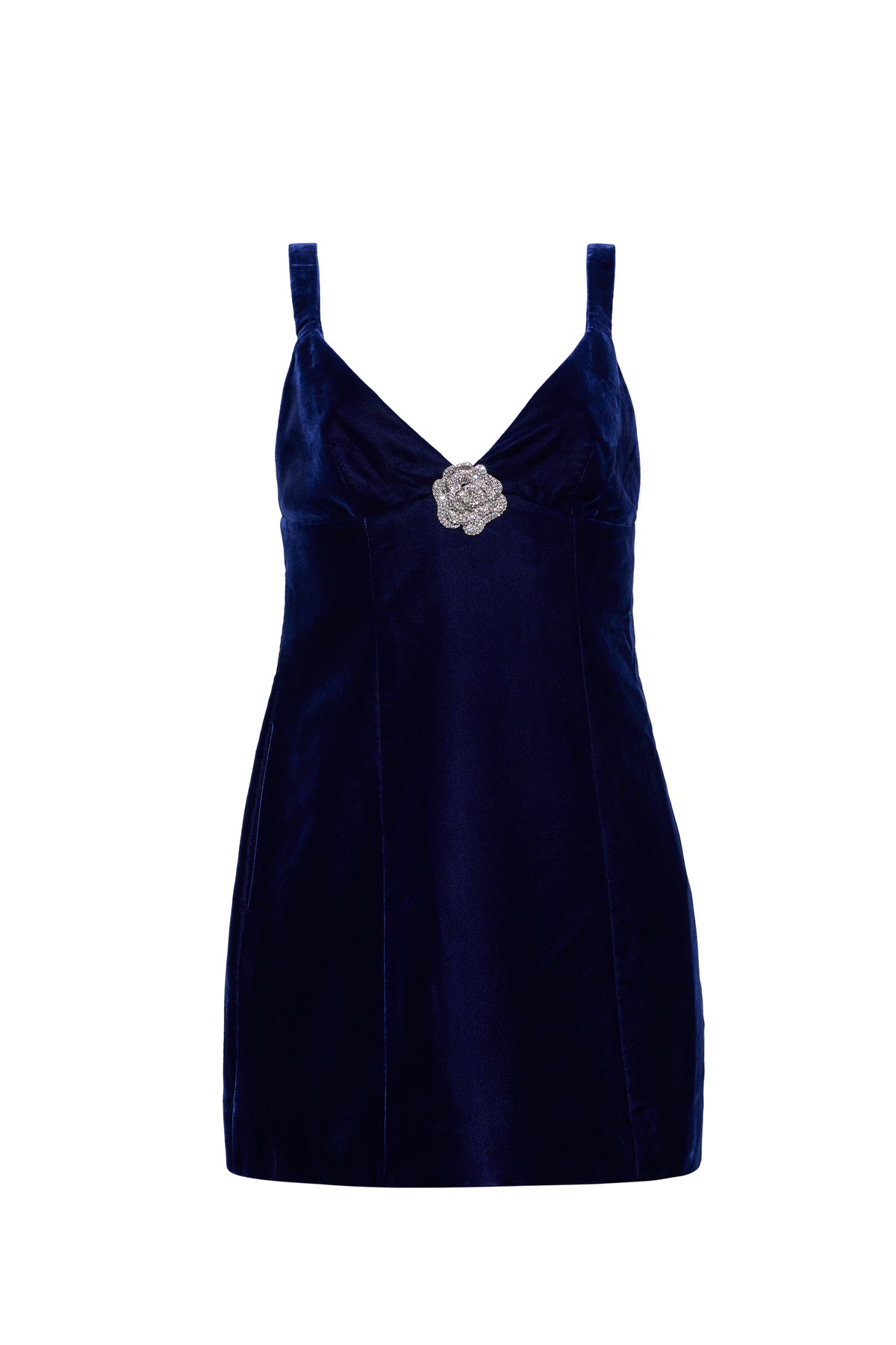 Gracie Dress in Sapphire Lux Velvet