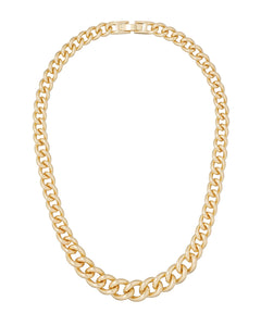 The Graduated Link Necklace in Gold