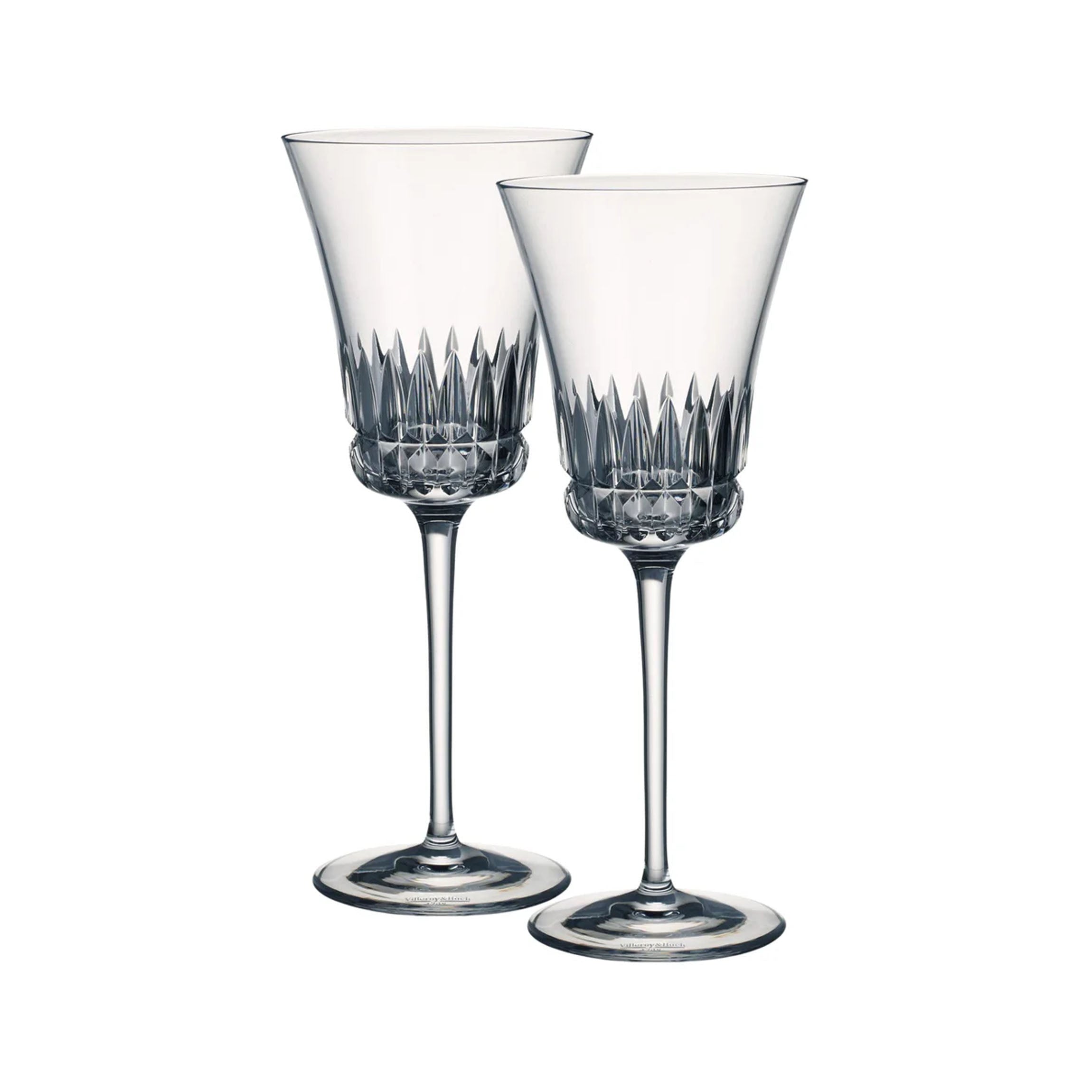 Grand Royal Red Wine Pair in Clear, Set of 2