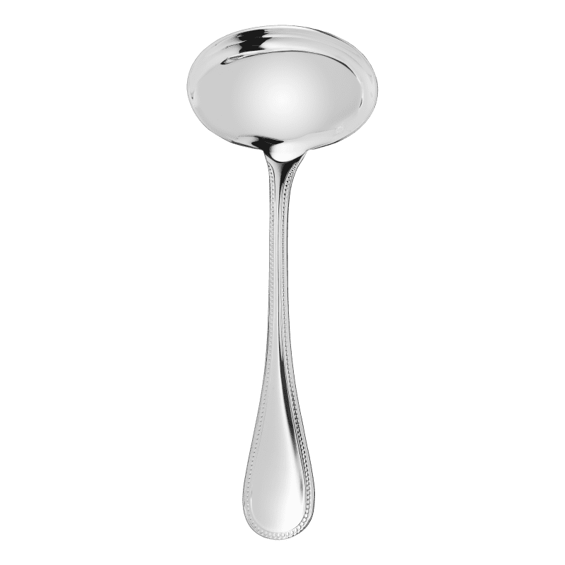 Silver-Plated Gravy Ladle Perles