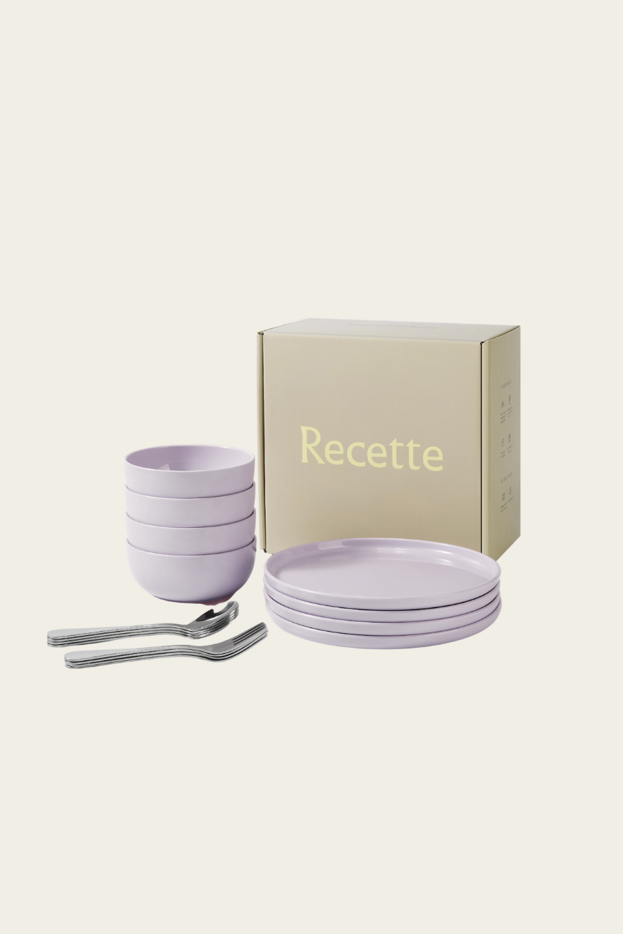 Complete Dinnerware Set in Gray