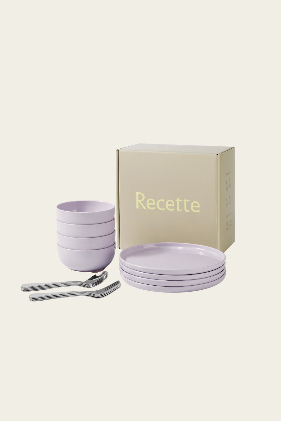 Complete Dinnerware Set in Gray
