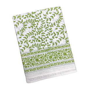 Green Leaves Tablecloth