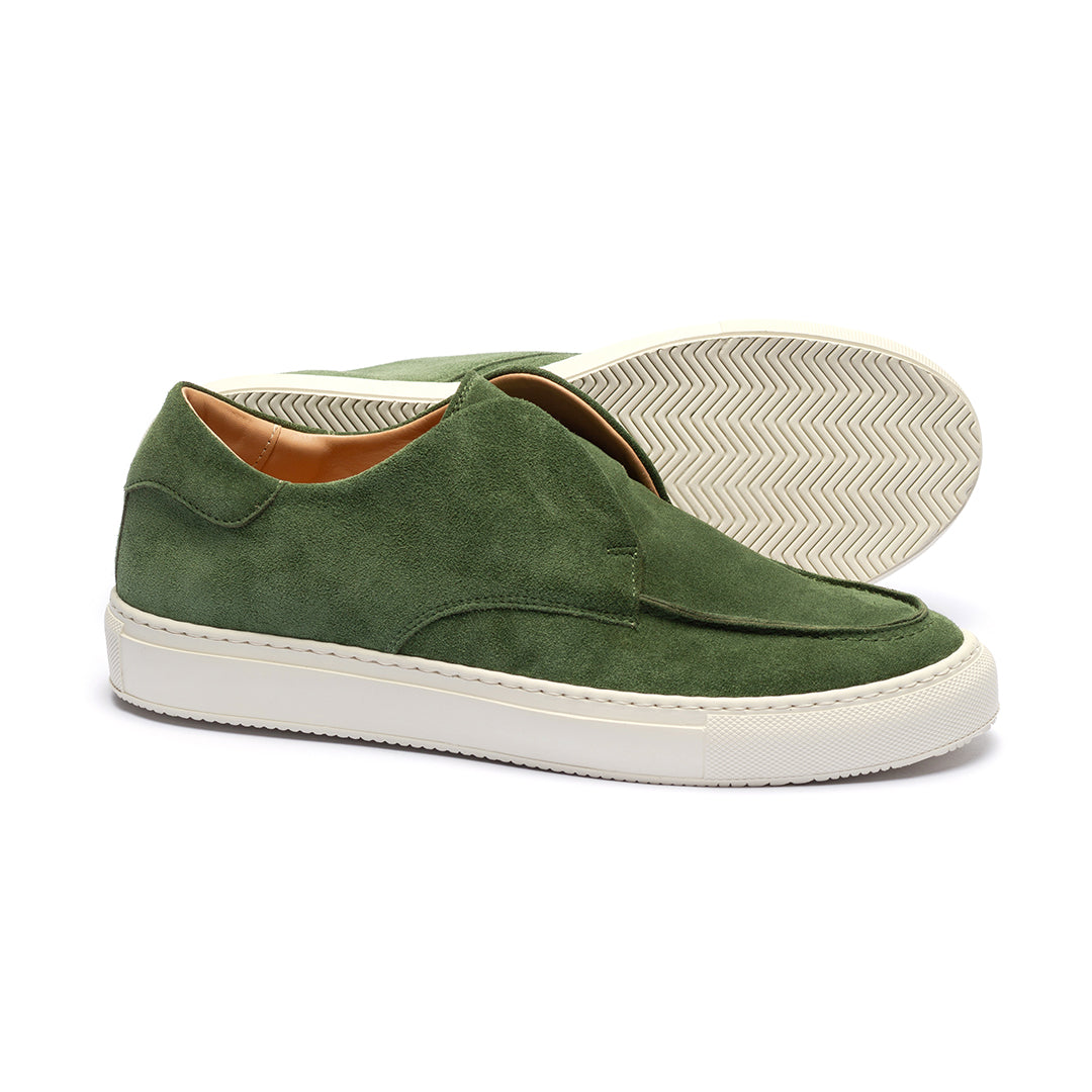 Men's Green Suede Pitti Sneaker