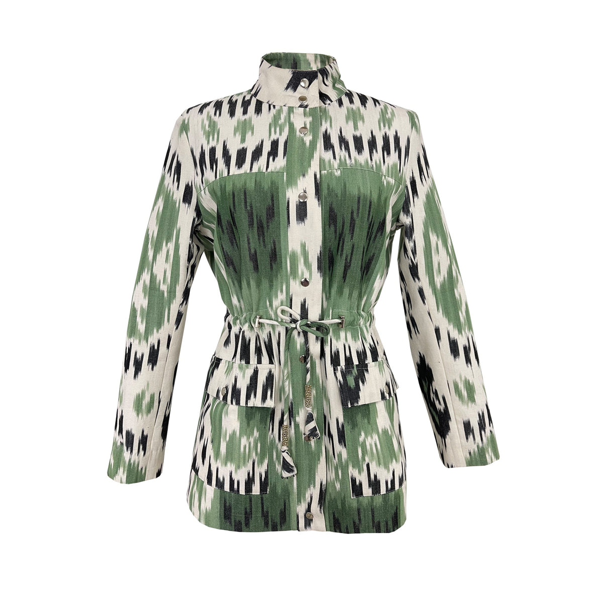 Green Rainbow Ikat Jacket